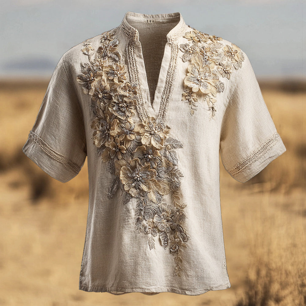 Subtly Elegant Shirt with a Refined Vintage Look