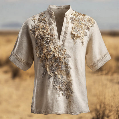 Subtly Elegant Shirt with a Refined Vintage Look