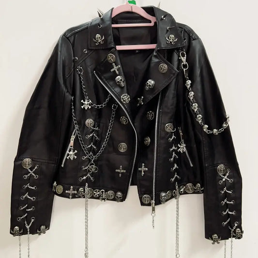 Skull Leather Jacket