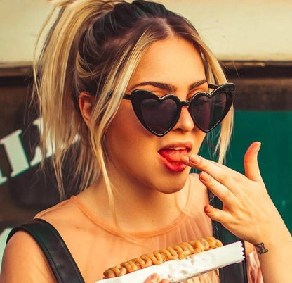 The Black Heart Sunglasses