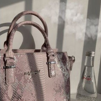 Python Leather Bag / Crocodile Leather Bag