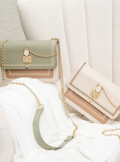 Embroidery Chain Shoulder Bag