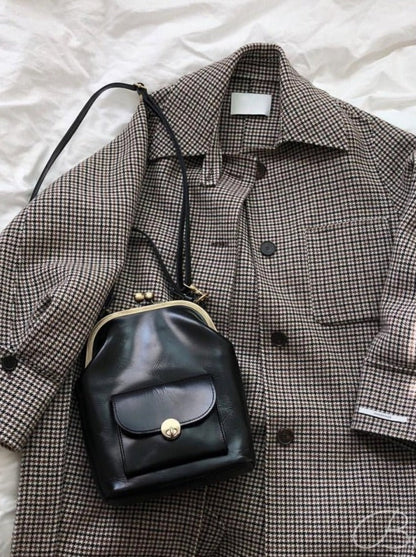 Classic Shoulder Bag With Pouch