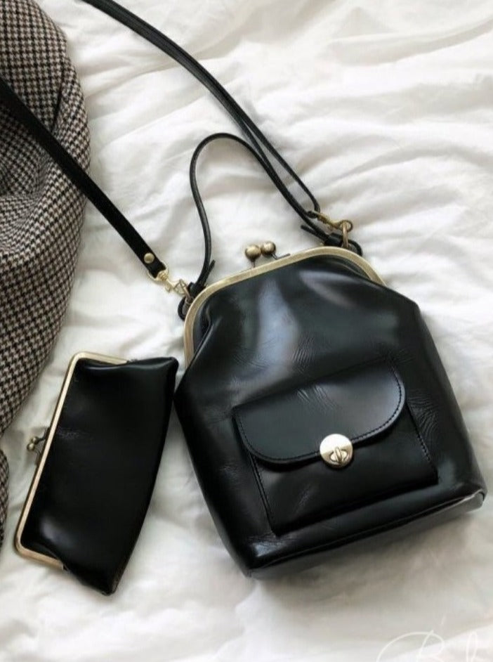 Classic Shoulder Bag With Pouch