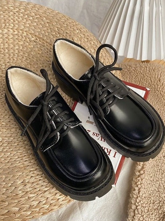 Lace-up Platform Shoes