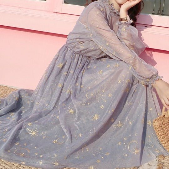 Sheer Star Dress