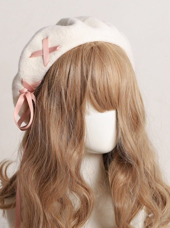 Lace Up Beret