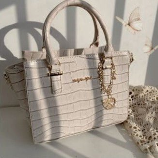 Python Leather Bag / Crocodile Leather Bag