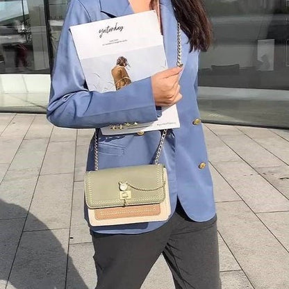 Embroidery Chain Shoulder Bag