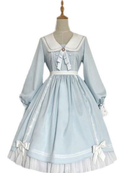 Rabbit Ears Sailor Pearl Bow French Doll Dress