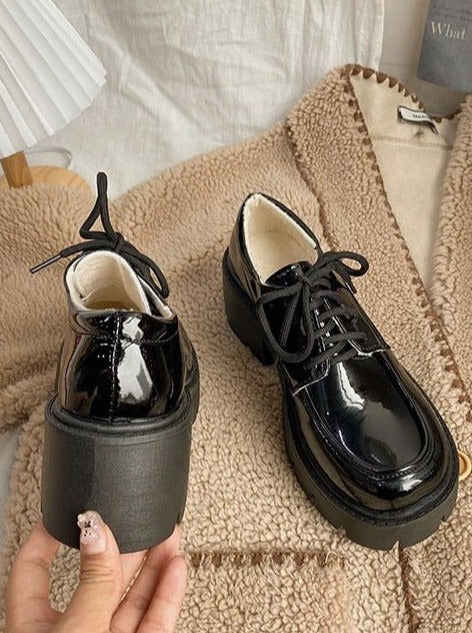 Lace-up Platform Shoes