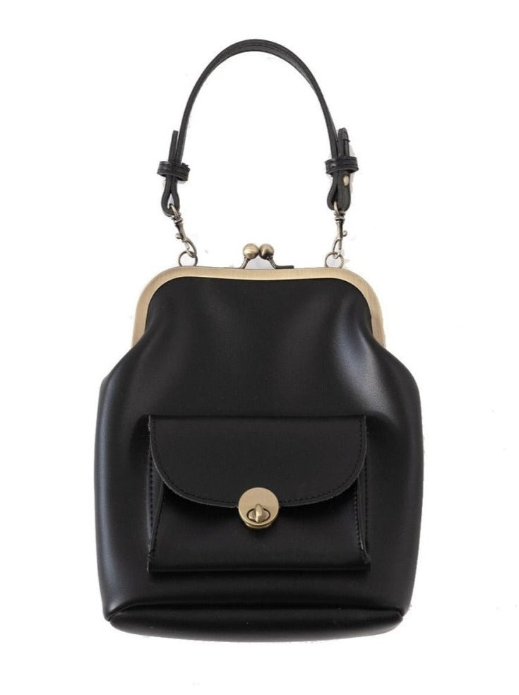 Classic Shoulder Bag With Pouch