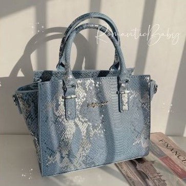 Python Leather Bag / Crocodile Leather Bag