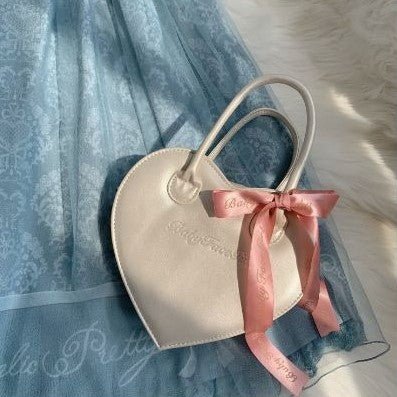 Heart Macaron Sweet Leather Bag