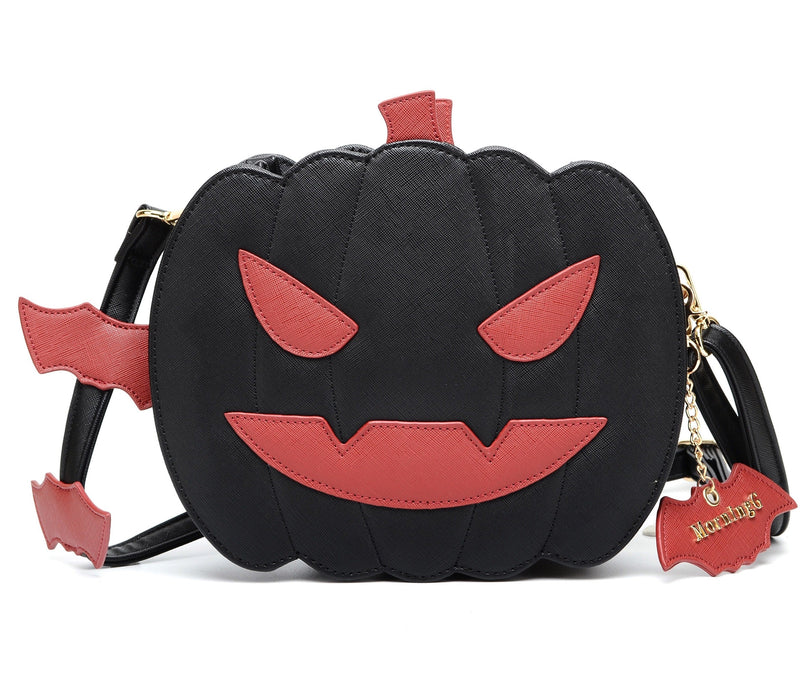 Bat Motif Pumpkin Bag