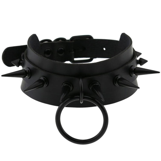 Matte Spiked O-ring Collar