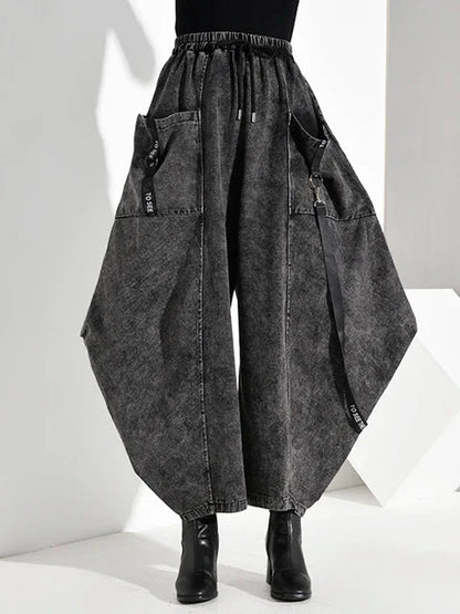 Wide Leg Pants Black