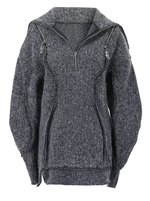 Knitted Sweater Gray