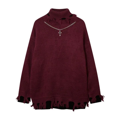 Gothic Pullover Black
