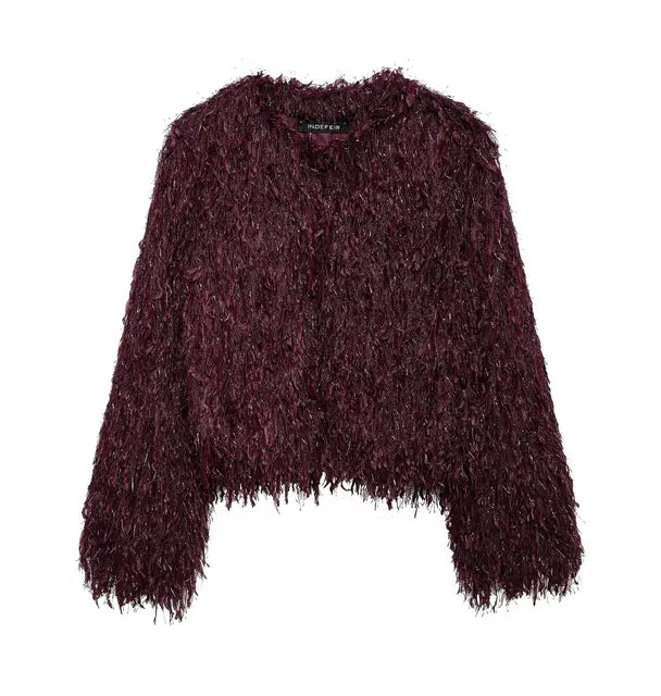 Fluffy Coat Black