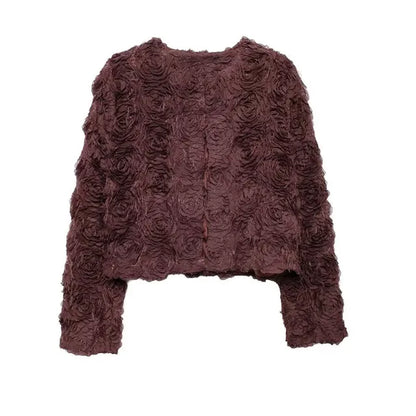 Flower Jacket Brown