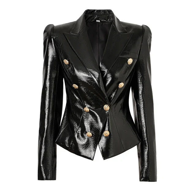Leather Blazer