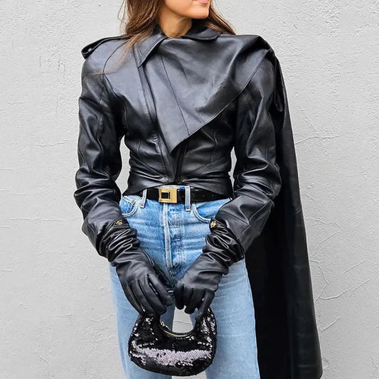 Faux Leather Jacket