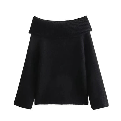 Knitted Pullover Black