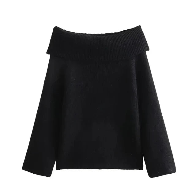 Knitted Pullover Black
