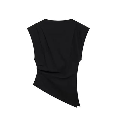 Sleeveless Top Brown