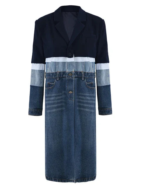 Denim Overcoat Blue