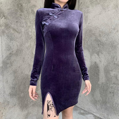 Velvet Night Dress