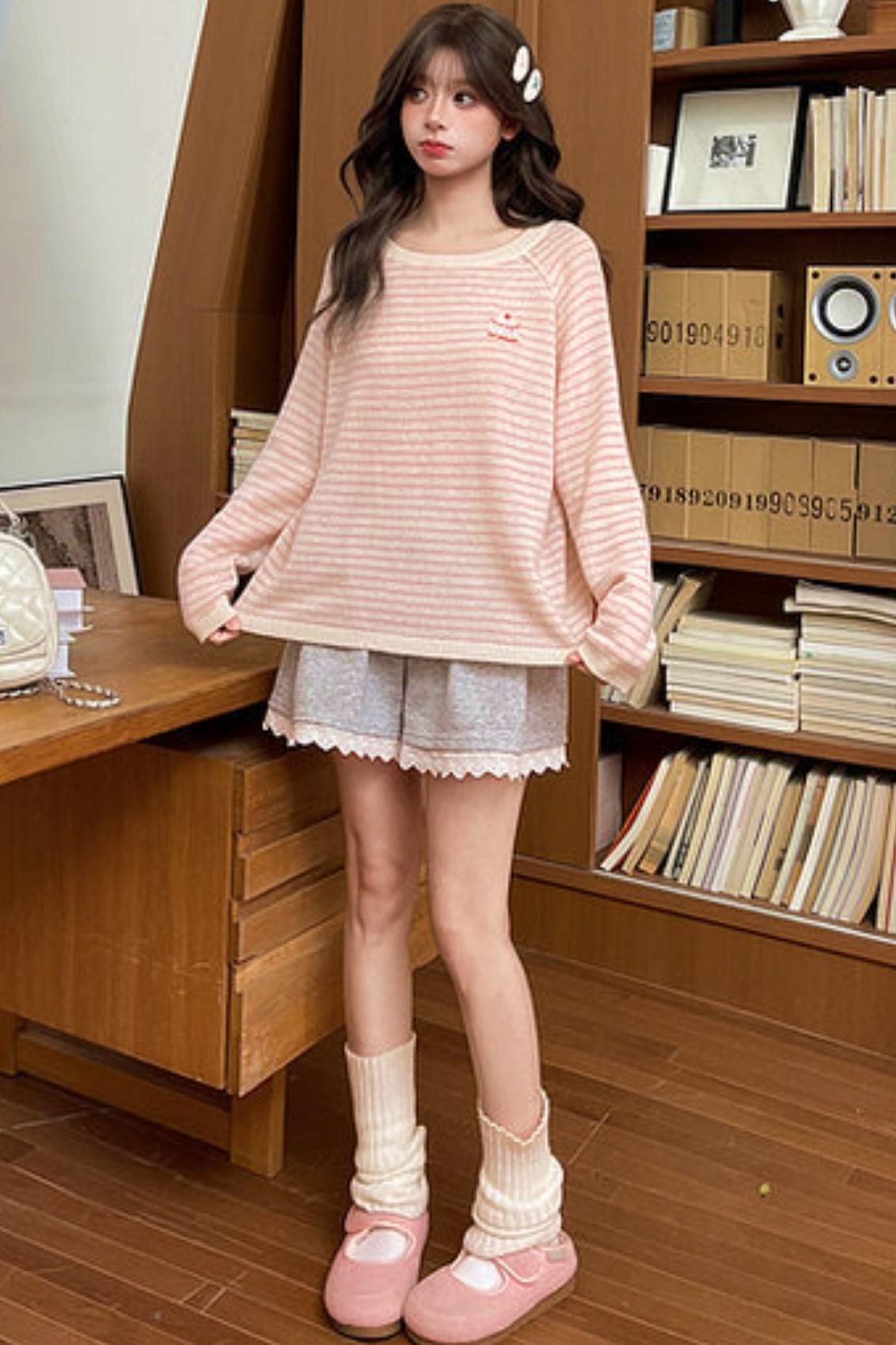 Sweet Cake Striped Top